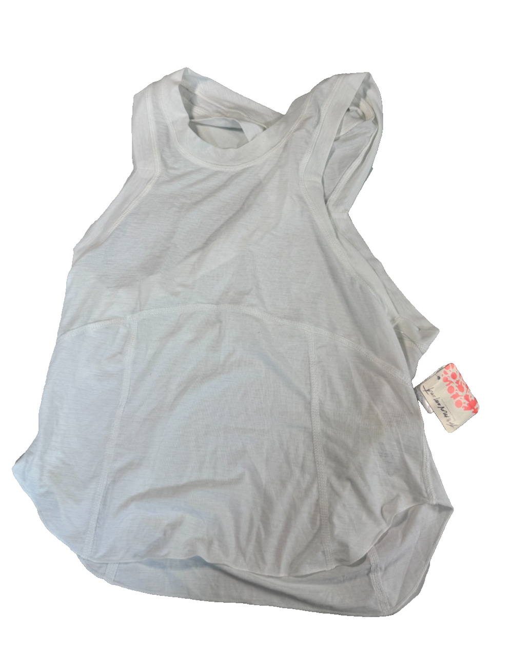 FP Movement Women's Sleeveless Silver Lining Tempo Tank Size Medium White NWT
